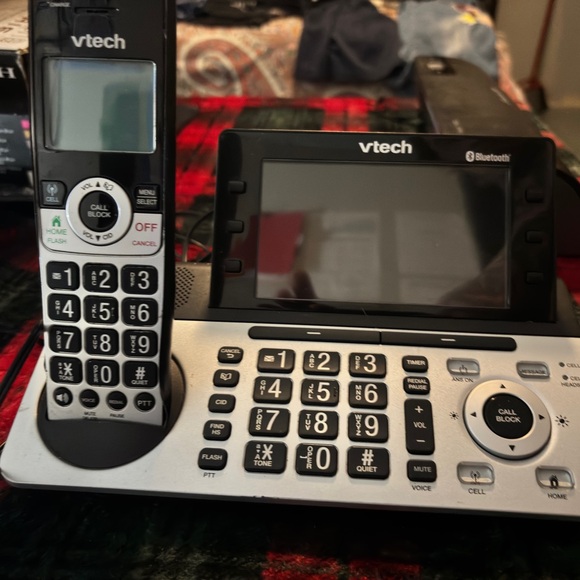 VTech Dual-Color Bluetooth Cordless Phone
